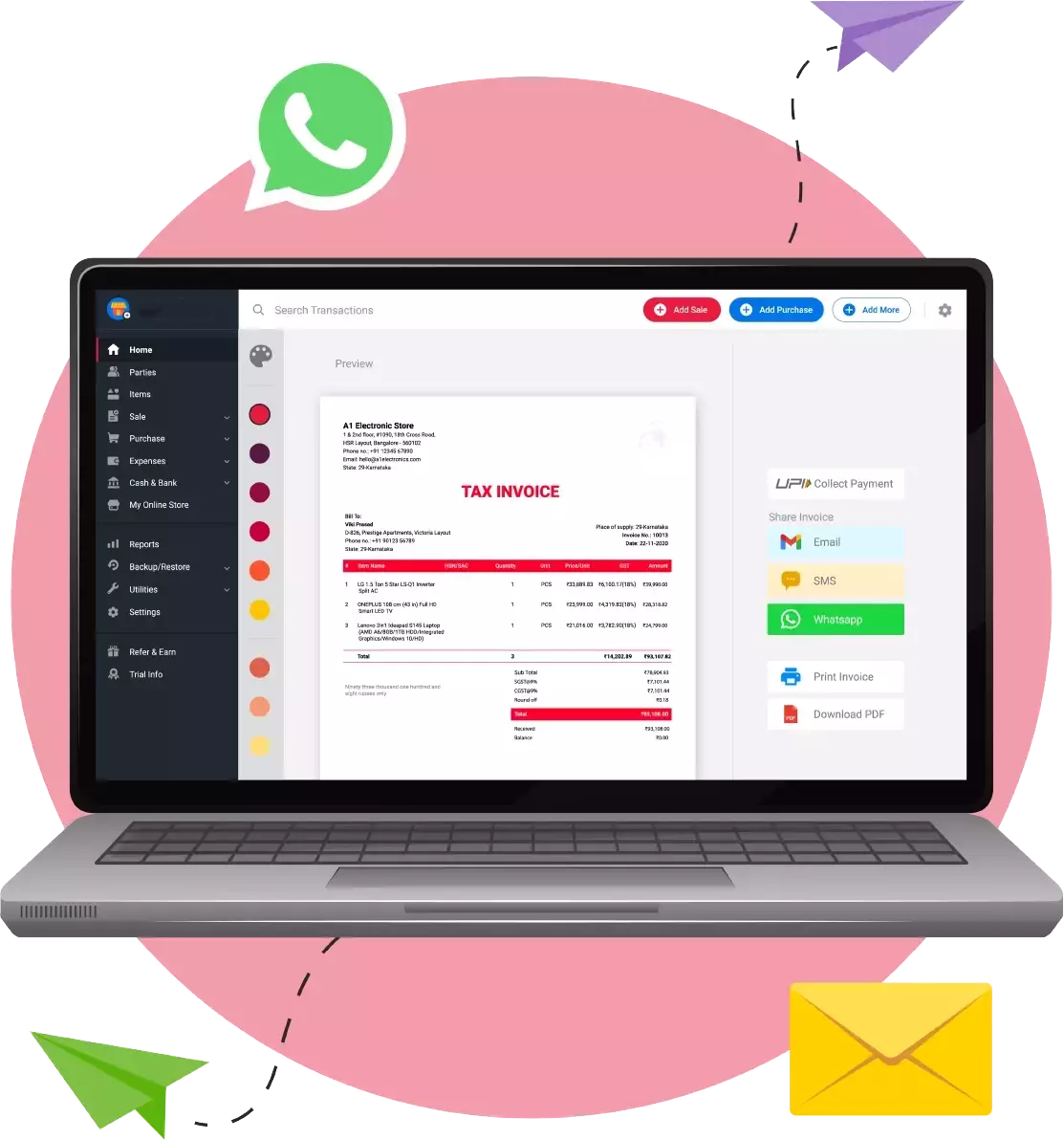 GST Billing Software for Home Appliances